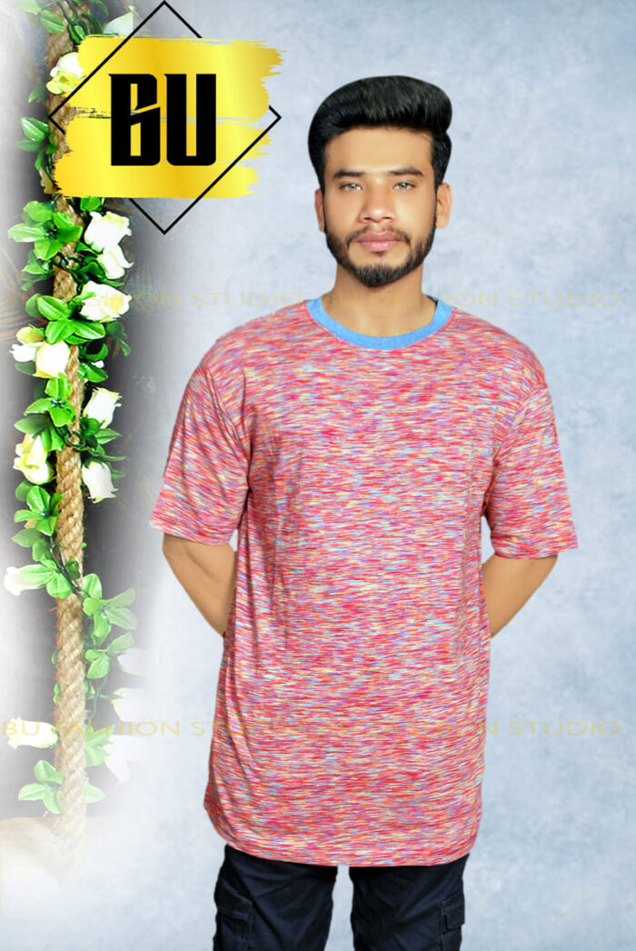 Multicolor Abstract Print T-Shirt for Men - Image 2