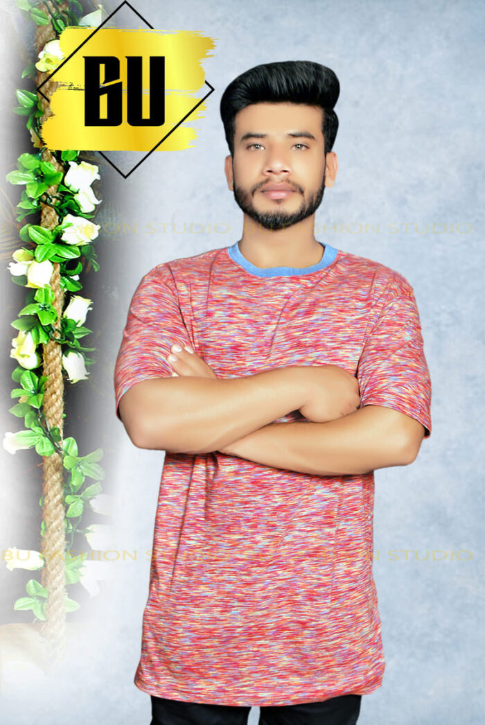 Multicolor Abstract Print T-Shirt for Men - Image 4