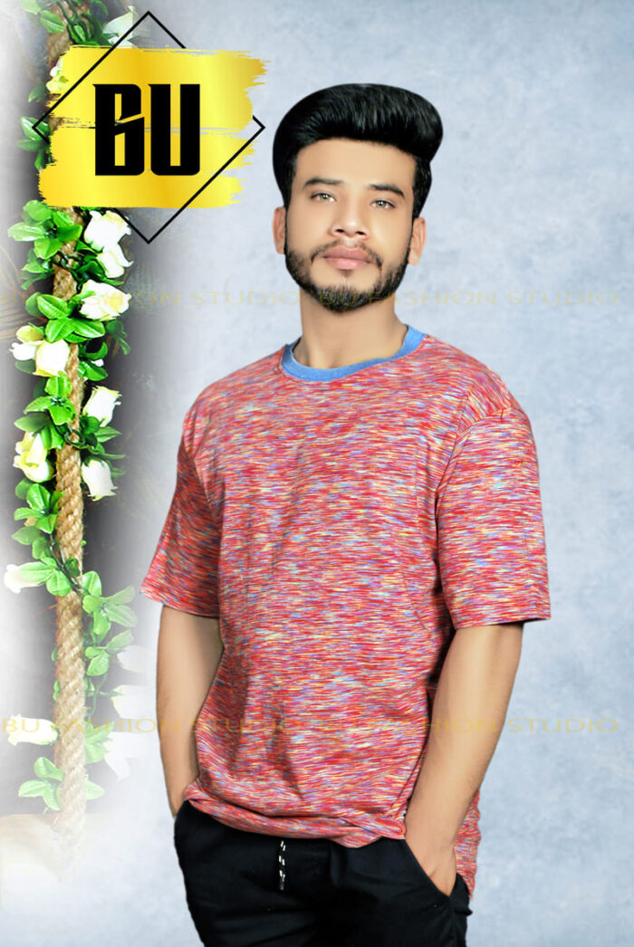 Multicolor Abstract Print T-Shirt for Men - Image 5
