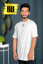 Classic White Oversized T-Shirt for Men - Image 2