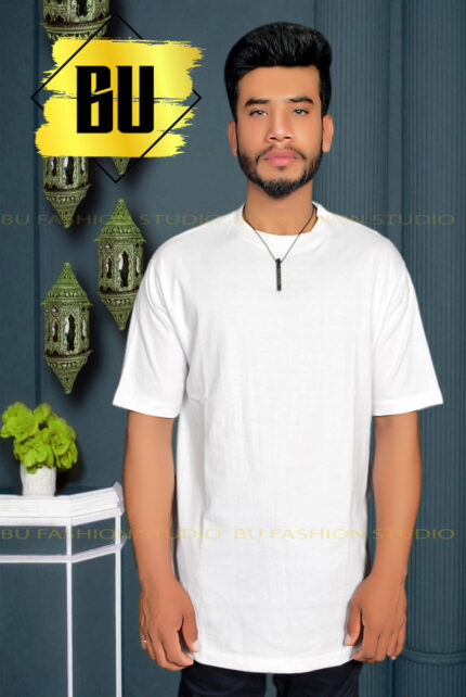 Classic White Oversized T-Shirt for Men
